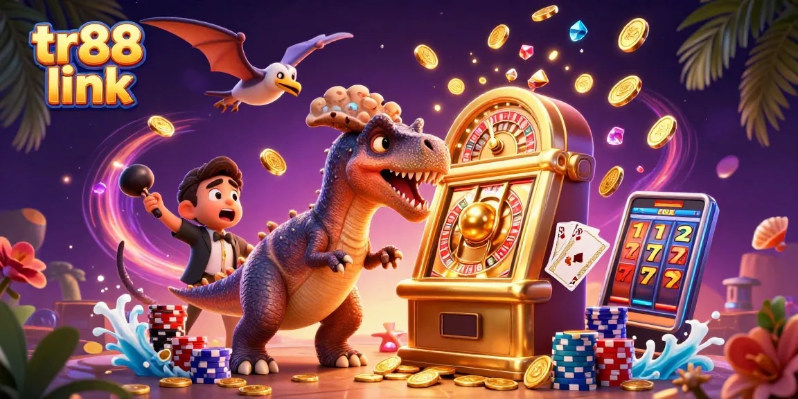 Catch rewards at TR88 link as creatures engage in a thrilling casino battle.