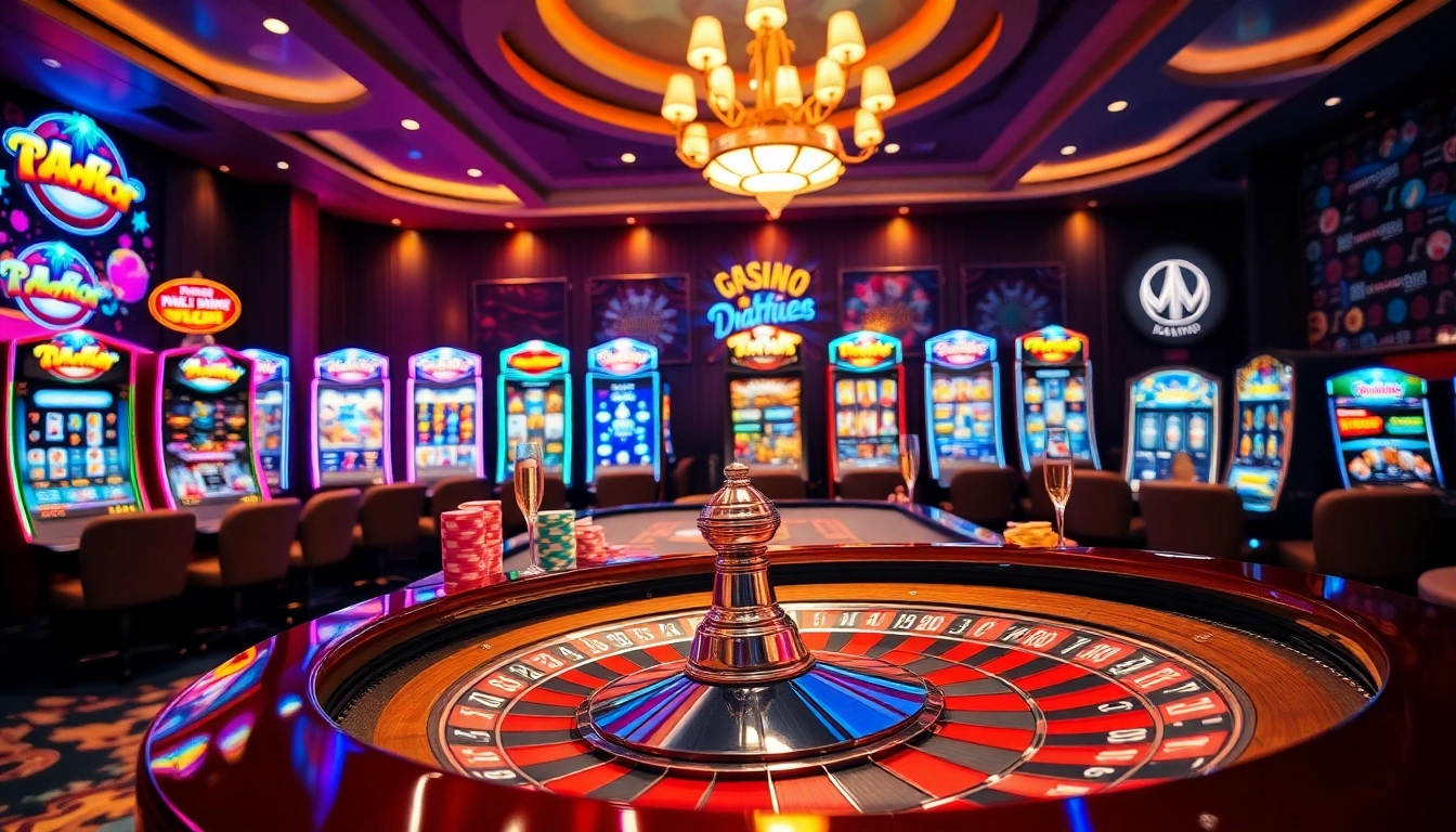 Players enjoy the thrilling atmosphere at PS 99 casino table filled with vibrant poker chips and cards.