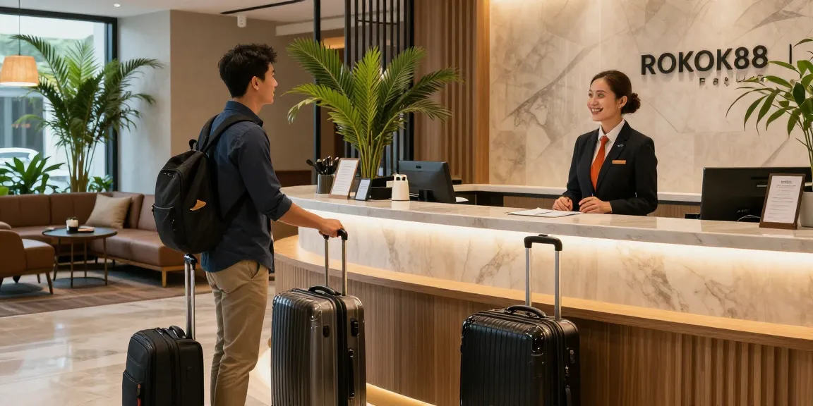 Guest experience at ROKOK88 Hotel Jakarta Pusat, showcasing hospitality and modern comfort.
