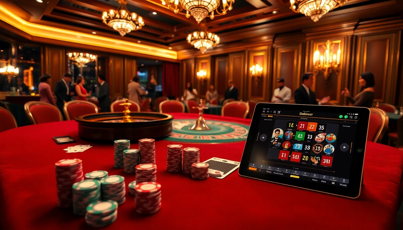 Immerse yourself in the vibrant atmosphere of gambling at https://888vi.io/ with poker chips and roulette excitement.