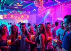 Disfruta de la diversión en el Club social Lloret de Mar con amigos en un ambiente festivo.